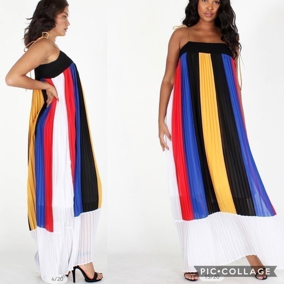 Beautiful! Maxi Multi-Color Dress - Picture 5 of 5